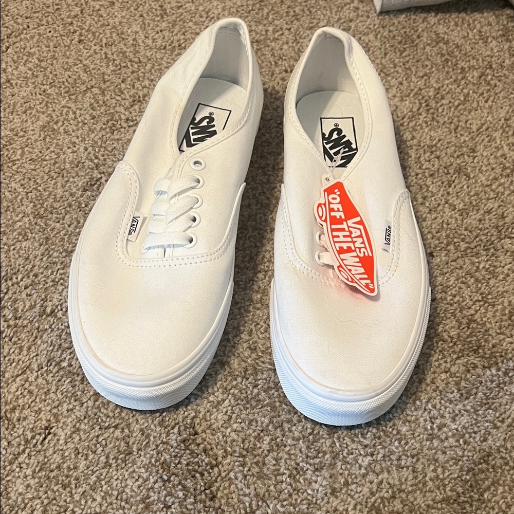 Vans Classic White Canvas Shoes